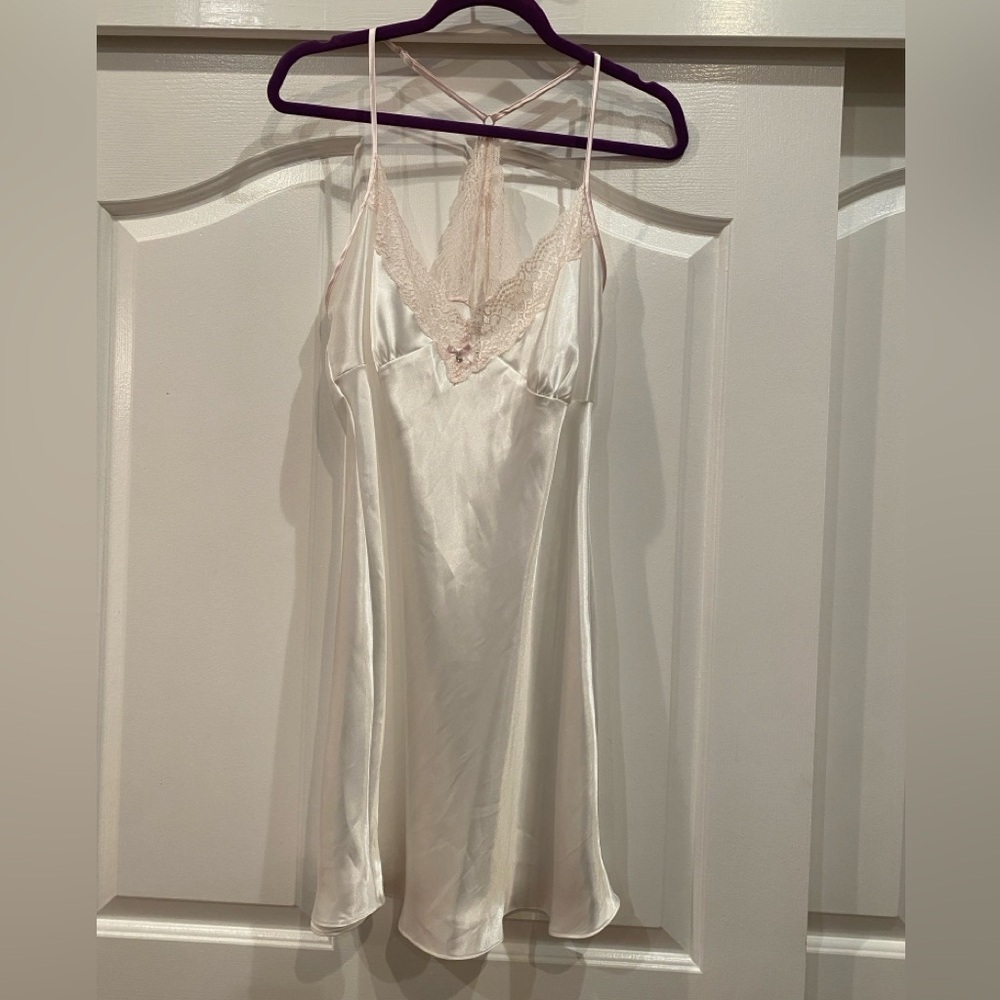 Linea Donatella White slip dress size XL